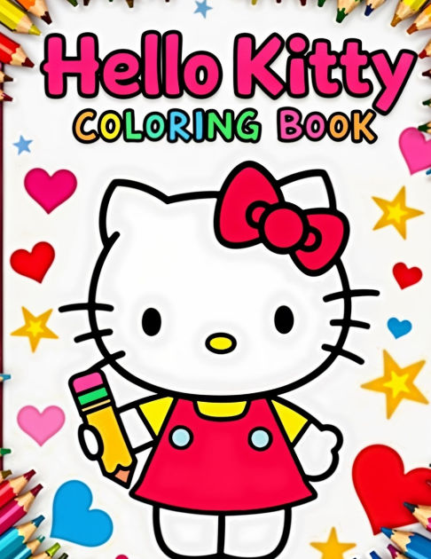 Hello Kitty Coloring Book: The Ultimate Coloring book for Adults and ...