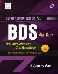 Title: QRS for BDS 4th Year - E-Book: Oral Medicine and Radiology, Author: Jyotsna Rao
