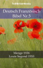 Deutsch Französisch Bibel Nr.5: Menge 1926 - Louis Segond 1910
