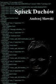 Title: Spisek duchów, Author: Andrzej Slawski