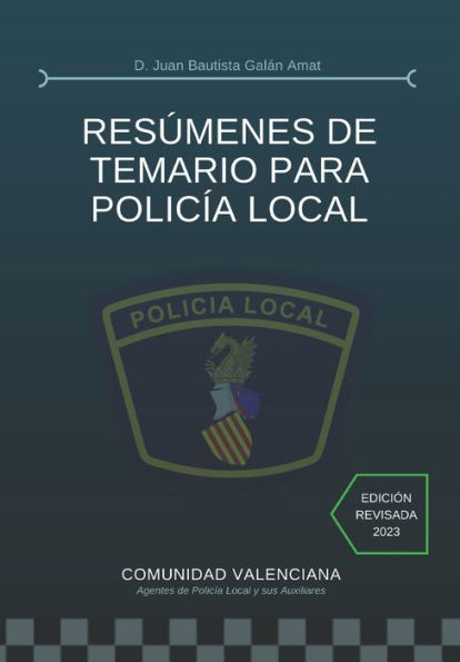 Resï¿½menes de Temario Para Policï¿½a Local
