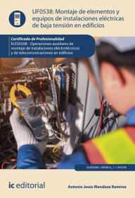 Title: Montaje de elementos y equipos de instalaciones eléctricas de baja tensión en edificios. ELES0208, Author: Antonio Jesús Mendoza Ramírez