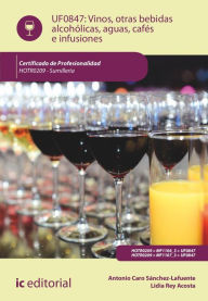 Title: Vinos, otras bebidas alcohólicas, aguas, cafés e infusiones. HOTR0209, Author: Antonio Caro Sánchez-Lafuente