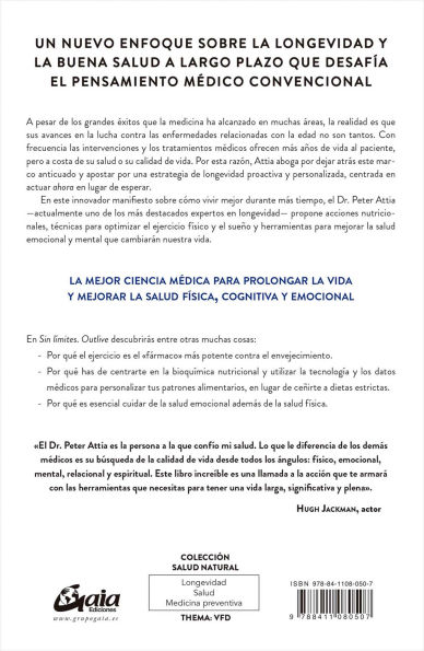 Sin l mites (Outlive): La ciencia y el arte de la longevidad