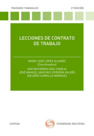 Title: Lecciones de contrato de trabajo, Author: Dolores Carrillo Márquez