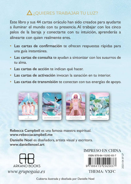 Trabaja tu luz: Libro y cartas oraculo