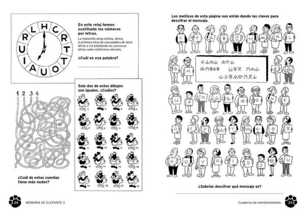 Memoria de elefante 3: Cuaderno de entretenimiento