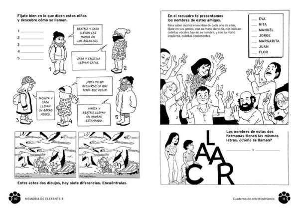 Memoria de elefante 3: Cuaderno de entretenimiento