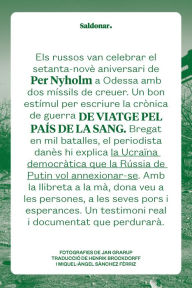 Title: De viatge pel país de la sang: La Ucraïna democràtica que la Rússia de Putin vol annexionar-se, Author: Per Nyholm