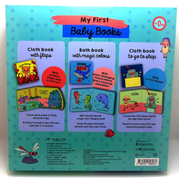 My First Baby Books: Three Interactive Books for the Little Ones