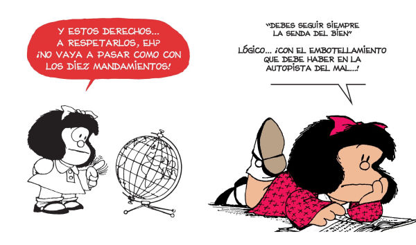 La injusticia (La pequeña filosofía de Mafalda) / Injustice
