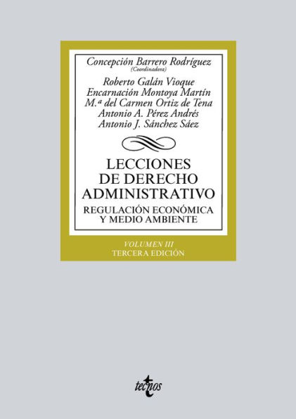 Lecciones de Derecho Administrativo Regulación económica y medio