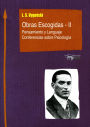 Obras Escogidas - II: Pensamiento y Lenguaje - Conferencias sobre Psicología