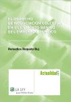 Alternative view 1 of El Derecho de negociación colectiva en el Estatuto Básico del Empleado Público