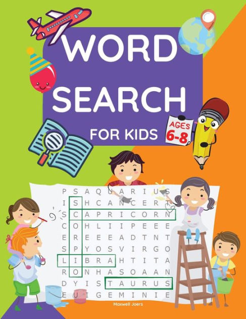 Word Search for kids ages 6-8: Word Search & Activity Book for kids