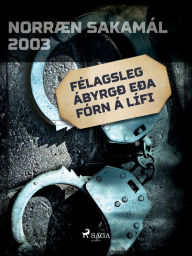 Title: Félagsleg ábyrgð eða fórn á lífi, Author: Ýmsir Höfundar