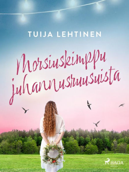 Morsiuskimppu juhannusruusuista