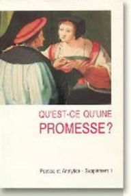 Title: Qu'est-ce qu'Une Promesse?, Author: Per Aage Brandt