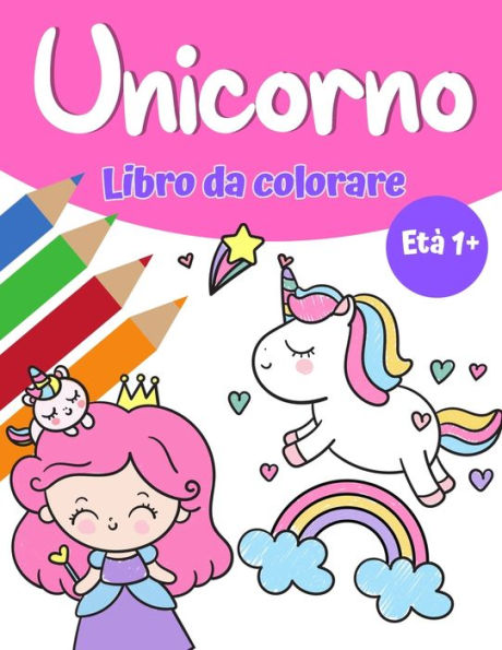 Libro Da Colorare Magico Unicorn Per Ragazze Libro Da Colorare