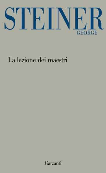 La lezione dei maestri (Lessons of the Masters)