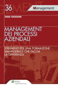 Title: Management dei processi aziendali, Author: Sara Giussani