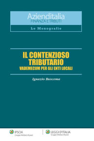 Title: Il contenzioso tributario, Author: Ignazio Buscema