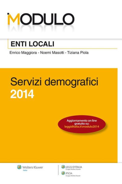 Modulo Enti Locali 2014 - Servizi demografici