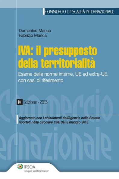 IVA: il presupposto della territorialità