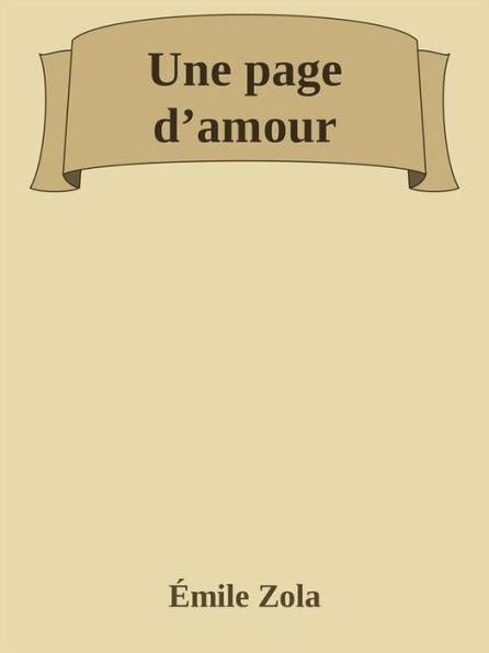 Une page d'amour