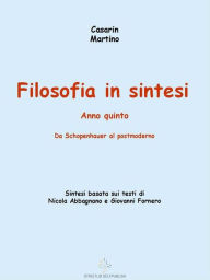 Title: Filosofia in sintesi, anno quinto, Author: Casarin Martino