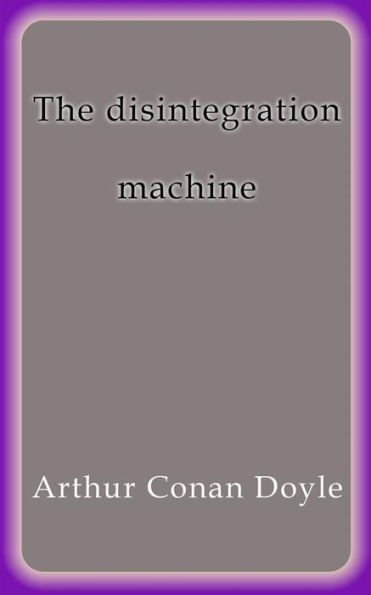 The disintegration machine