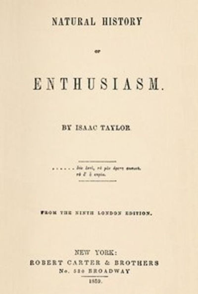 Natural History Of Enthusiasm