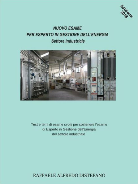 Nuovo Esame per Esperto in Gestione dell'Energia Settore Industriale: Test e temi di esame svolti per sostenere l'esame di Esperto in Gestione dell'Energia del Settore Industriale