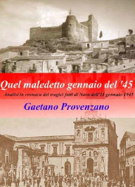 Title: Quel maledetto 11 gennaio, Author: Gaetano Provenzano
