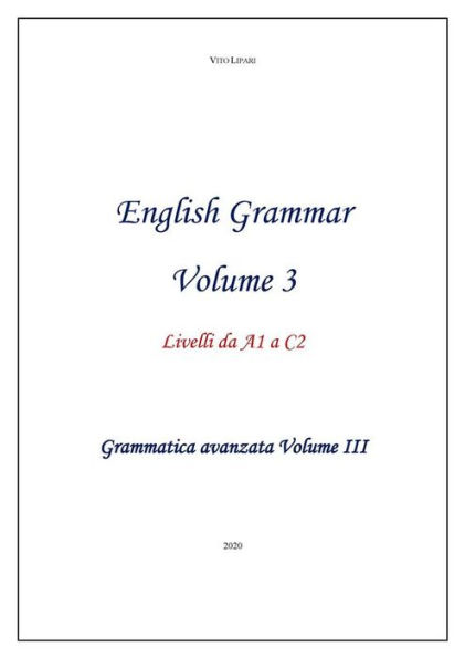 English Grammar Volume 3