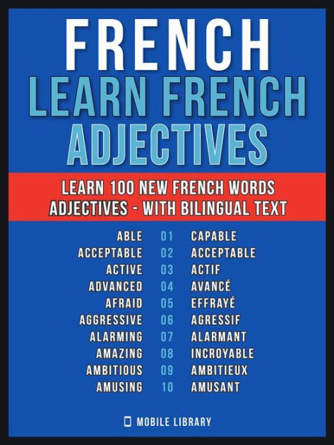 100 French Adjectives Pdf