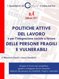 Title: Politiche attive del lavoro e per l'integrazione sociale a favore delle persone fragili e vulnerabili, Author: Zambrini Laura