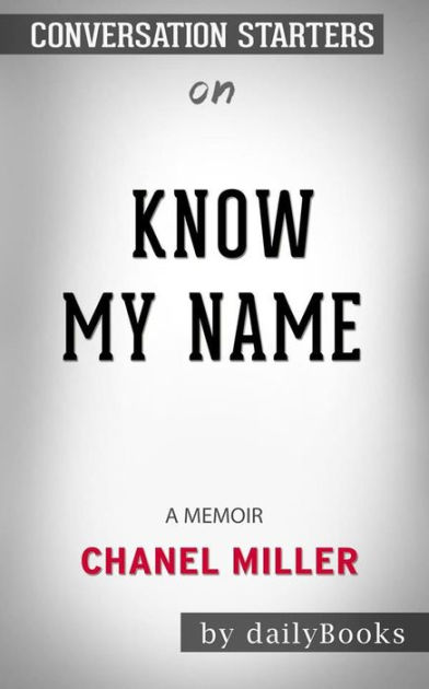 Know My Name by Chanel Miller