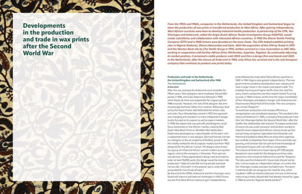 Brown Fleming and the Haarlem Collection: The European Production of Wax Prints for West Africa