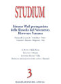 Studium - Simone Weil protagonista della filosofia del Novecento. Ritrovare l'umano: n. 3 - 2020