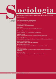 Title: Sociologia n. 2/2013: Rivista quadrimestrale di Scienze Storiche e Sociali, Author: Arianna Montanari