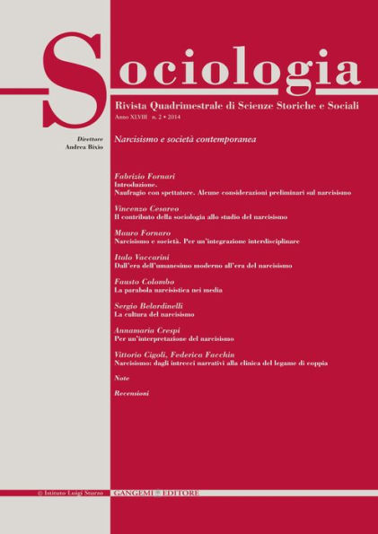 Sociologia n. 2/2014: Rivista quadrimestrale di Scienze Storiche e Sociali