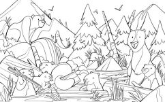 Alternative view 4 of Coloring Animals