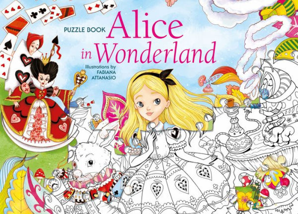 Alice in Wonderland Puzzle Book