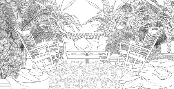Urban Jungle Coloring Book