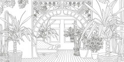 Alternative view 2 of Urban Jungle Coloring Book
