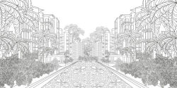 Alternative view 5 of Urban Jungle Coloring Book