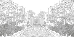 Alternative view 8 of Urban Jungle Coloring Book