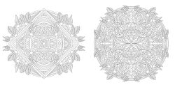 Alternative view 11 of Floral Mandalas Coloring Book