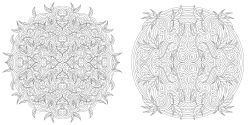 Alternative view 13 of Floral Mandalas Coloring Book